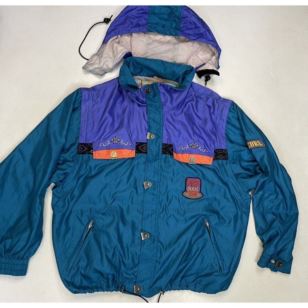 Vintage Rip Curl Surfwear 3000 Jacket Men Large Celtech Waterproof 90s